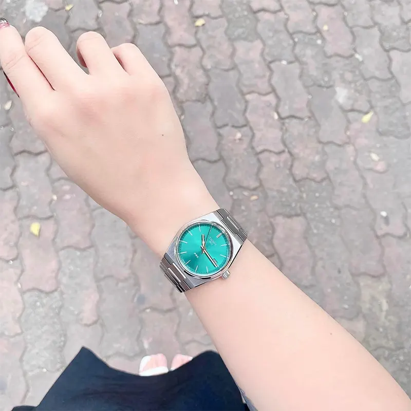 Tissot PRX Swiss Quartz 35mm Green Dial Unisex Watch- T137.210.11.081.00